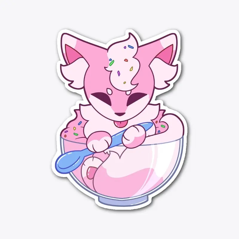 Strawberry Ice-Cream Fox